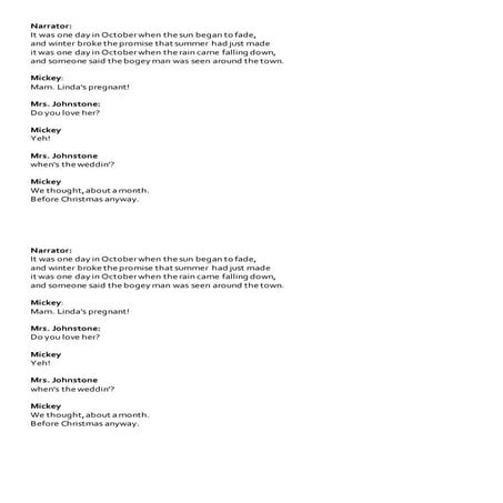 Blood Brothers: One Day in October