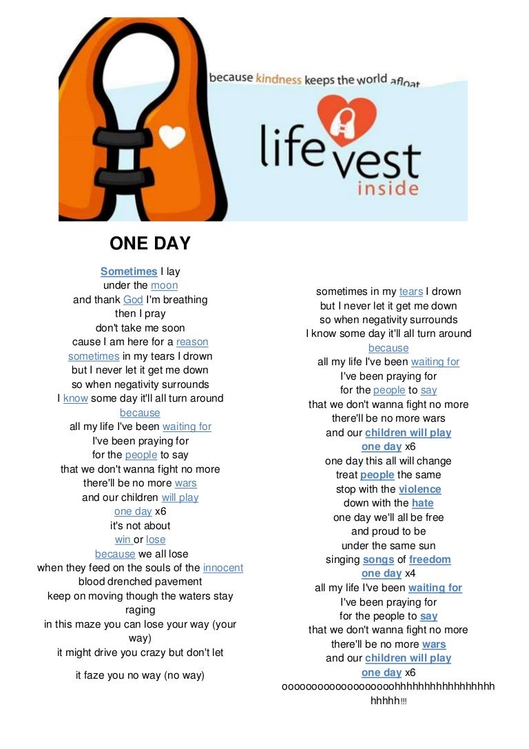 One Day Lyrics