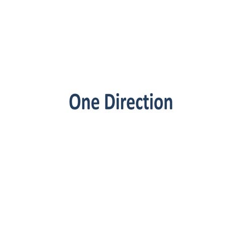 One direction | PPTX