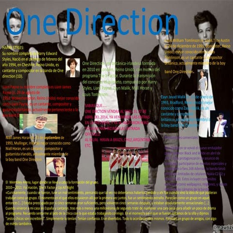 One direction infografia | ODP