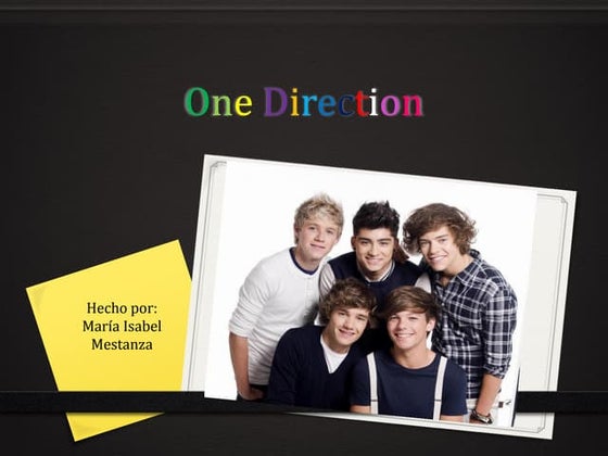 One direction | PPTX | Music | Entertainment