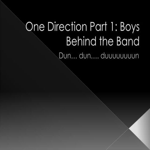 One direction part 1 | PPTX
