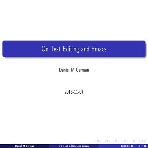 On editing text and Emacs: 9 habits of highly effective text editing