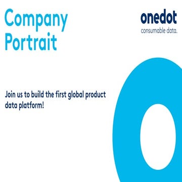 Onedot Company Portrait