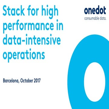 Stack for high performance in data-intensive operations