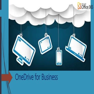 One drive for business training ppt