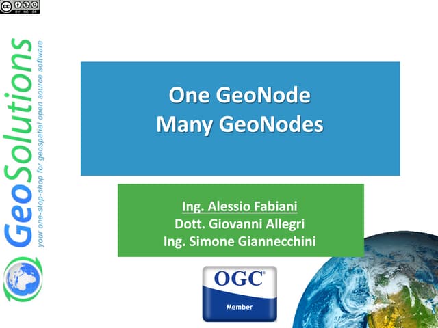 One GeoNode, many GeoNodes