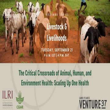 The critical crossroads of animal, human, and environmental health: Scaling u...