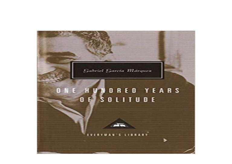 One Hundred Years Of Solitude Sparknotes