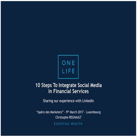 10 Steps To Integrate Social Media in Financial Services