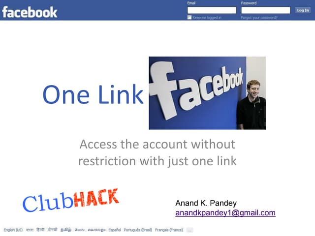 One link Facebook (Anand Pandey)