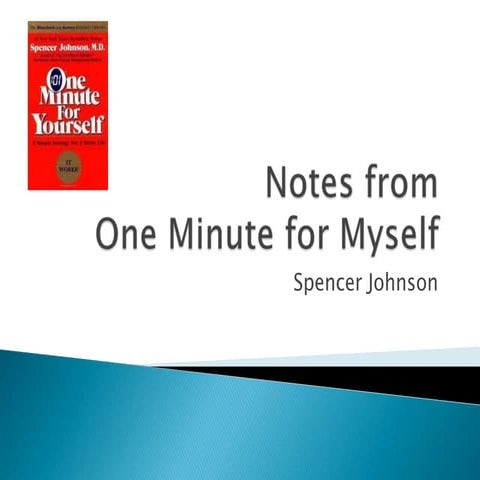 One Minute for Myself