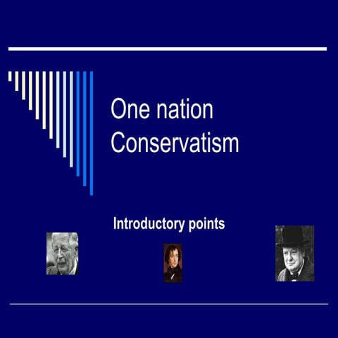 One nation conservatism