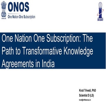 UKSG 2025 - Breakout - One Nation One Subscription:  The Path to Transformati...
