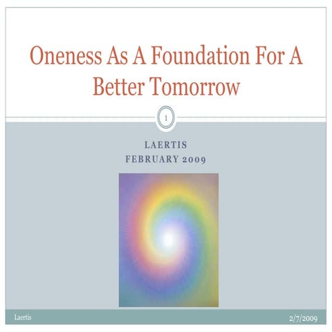 Oneness | PDF