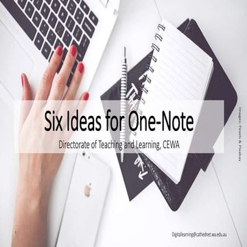 Six ideas for OneNote: basic training 