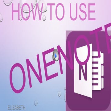 One Note in Office 365