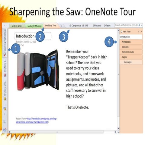 OneNote Quick Tour | PPTX