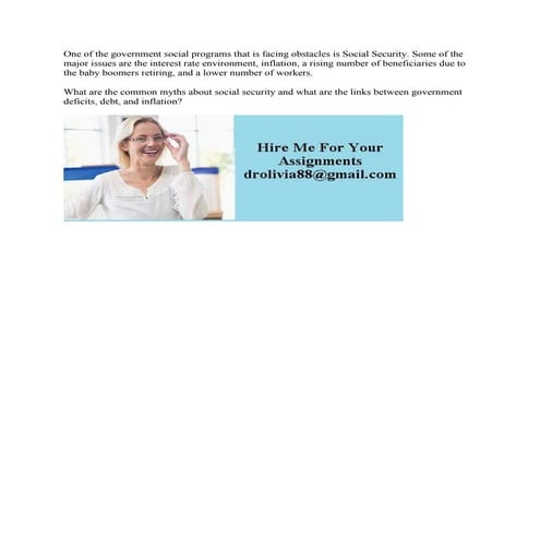 One of the government social programs that is facing obstacles is Soci.pdf