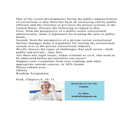 One of the recent developments facing the public administration of.docx