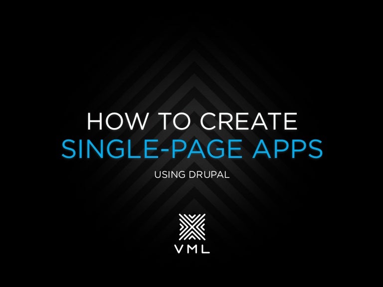 How to Create SinglePage Apps With Drupal