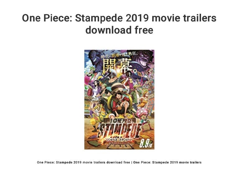 One Piece Movie 2019