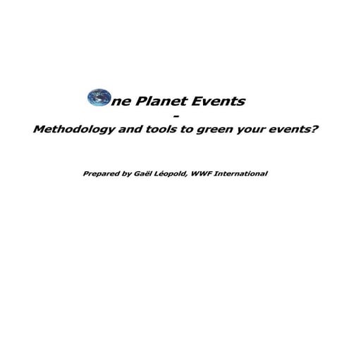 Zero Waste Event Planning | PDF