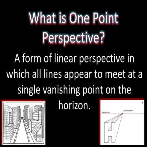 One point perspective (digital version)