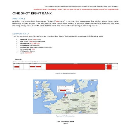 One shot eight banks