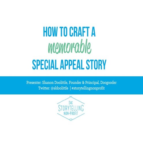 How to Craft A Memorable Special Appeal for Your Event