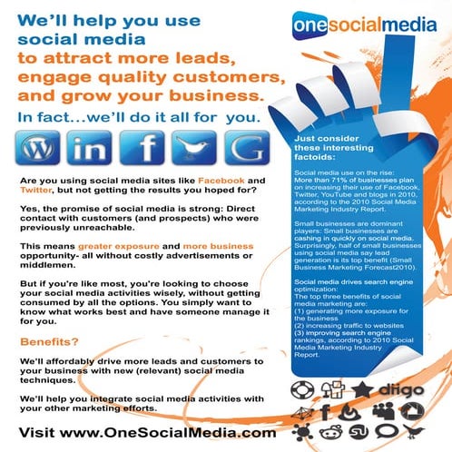 One Social Media General Info