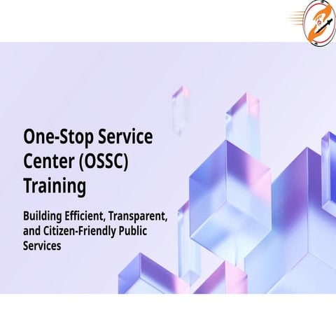 One_Stop_Service_Center_Training. For youpptx
