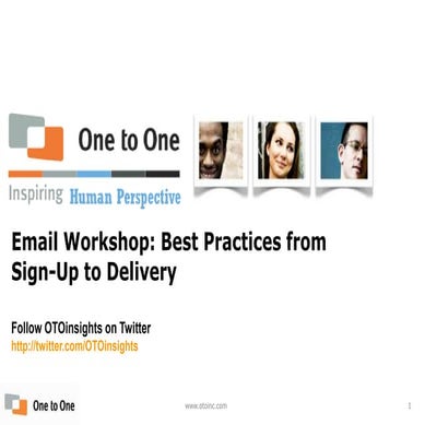 One to one email seminar