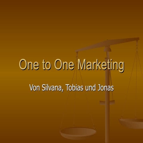 One To One Marketing