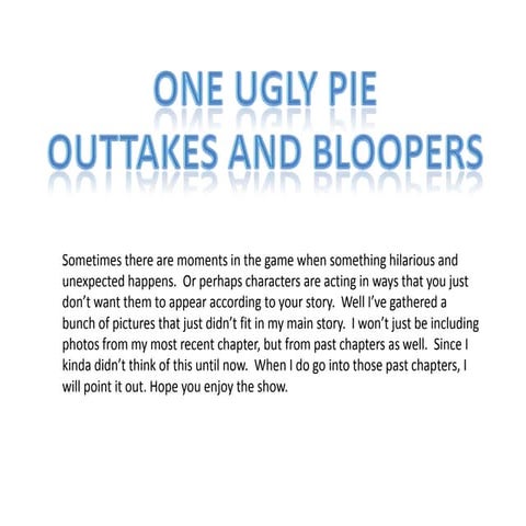One ugly pie outtake 01