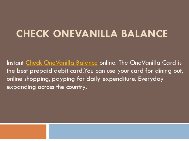 buy onevanilla card online