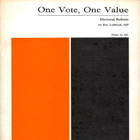 One vote, one value: electoral reform (1968)