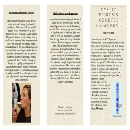 gene therapy for cistic fibrosis | PPTX