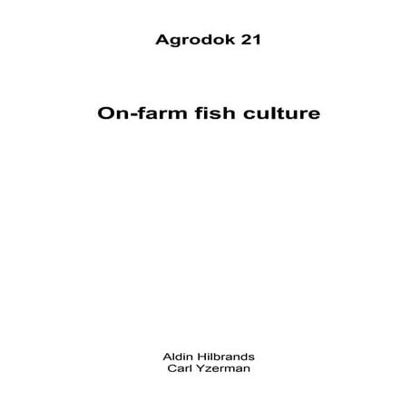 On Farm Fish Culture
