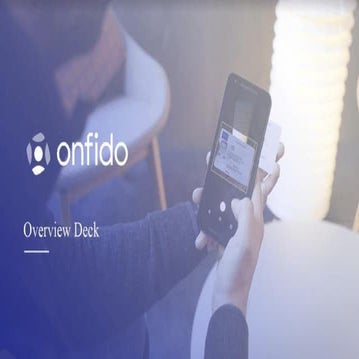 Onfido Pitch Deck