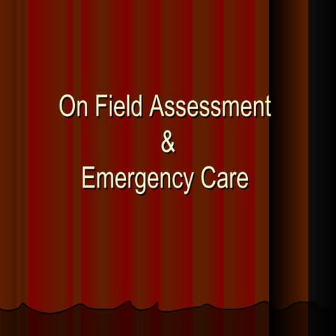 On field examination