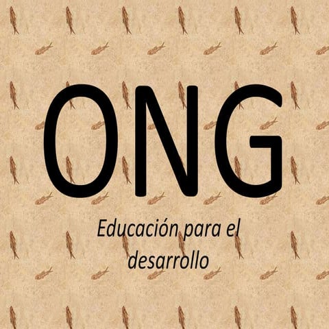 Presentación ong | PPT