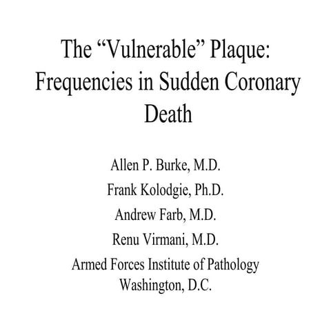 Vuln plaque poster burke