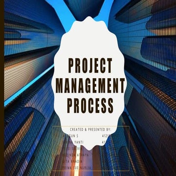 Proses Manajemen Proyek - PMBOK Guide Fifth Edition Chapter 3 