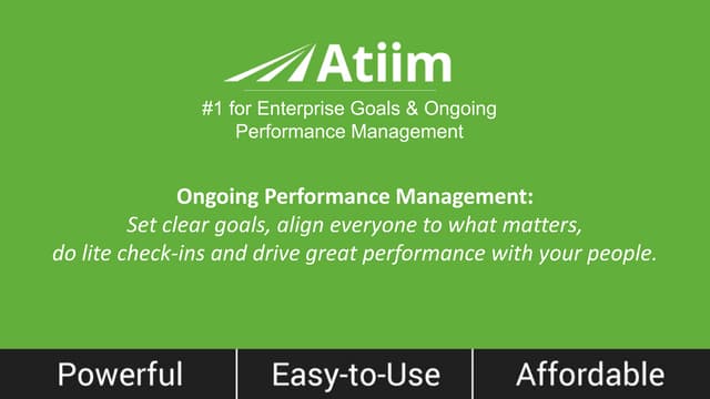 Coffee Break [30-min] Webinar: How to Use Ongoing Performance Management in 2017