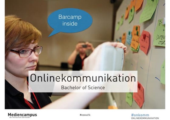 Barcamps inside: Der Studiengang Onlinekommunikation