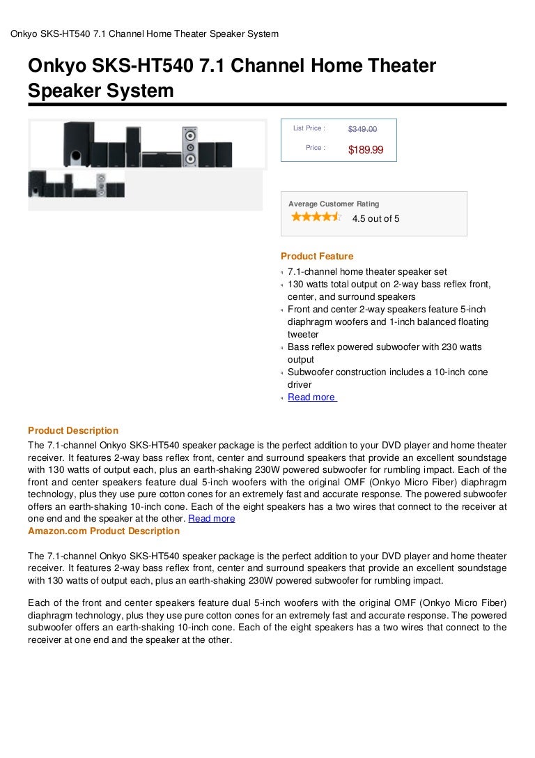 front center surround speakers