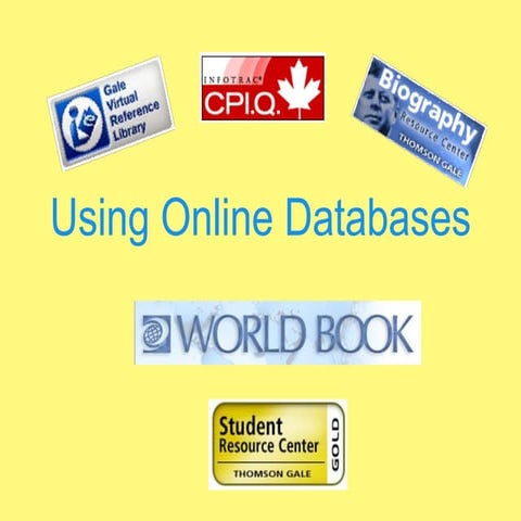 Online Databases