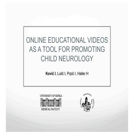 Online educational videos as a tool for promoting child neurology