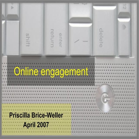 Online engagement